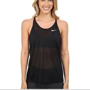 Black Sheer Nike Tank Xs